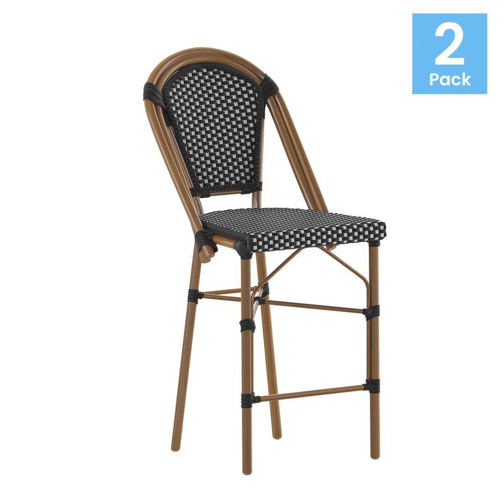 2PK Black/White Paris Chair. Picture 2