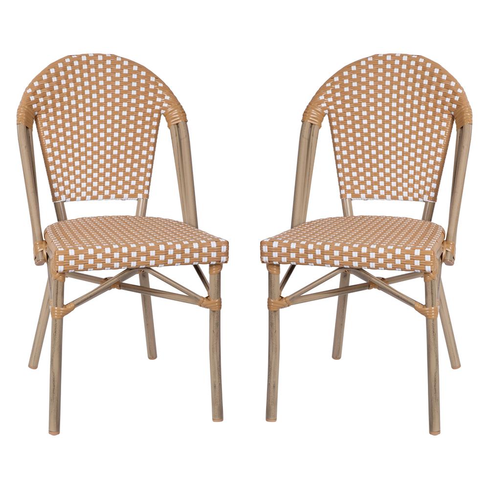 Classic Commercial Grade Indoor/Outdoor French Bistro Chair, Set of 2. Picture 3