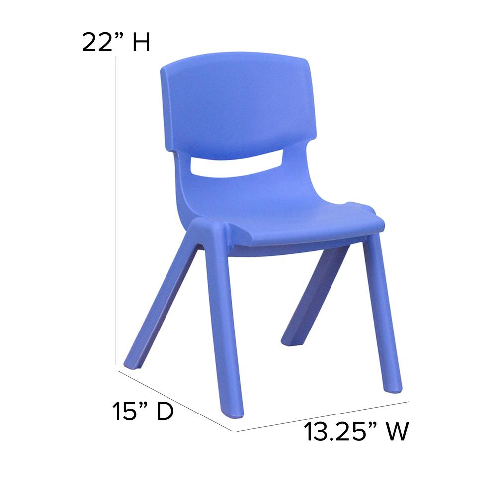 Set of 2 Plastic School Chairs. Picture 1