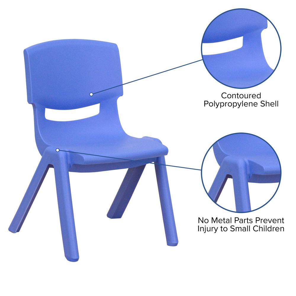 Set of 2 Plastic School Chairs. Picture 9