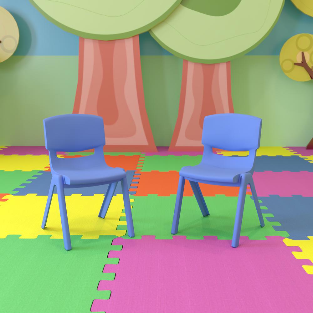 Set of 2 Plastic School Chairs. Picture 4