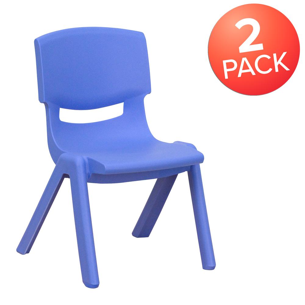 Set of 2 Plastic School Chairs. Picture 6