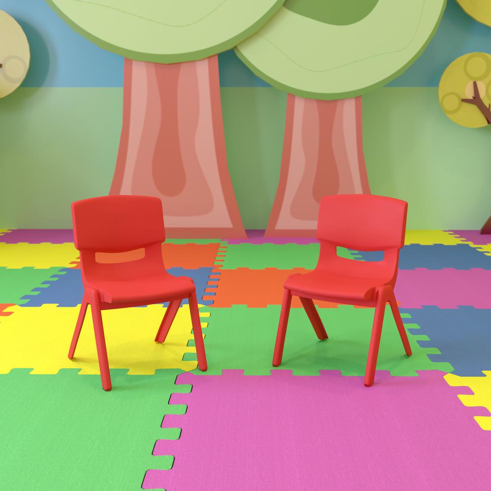 Set of 2 Plastic School Chairs. Picture 4