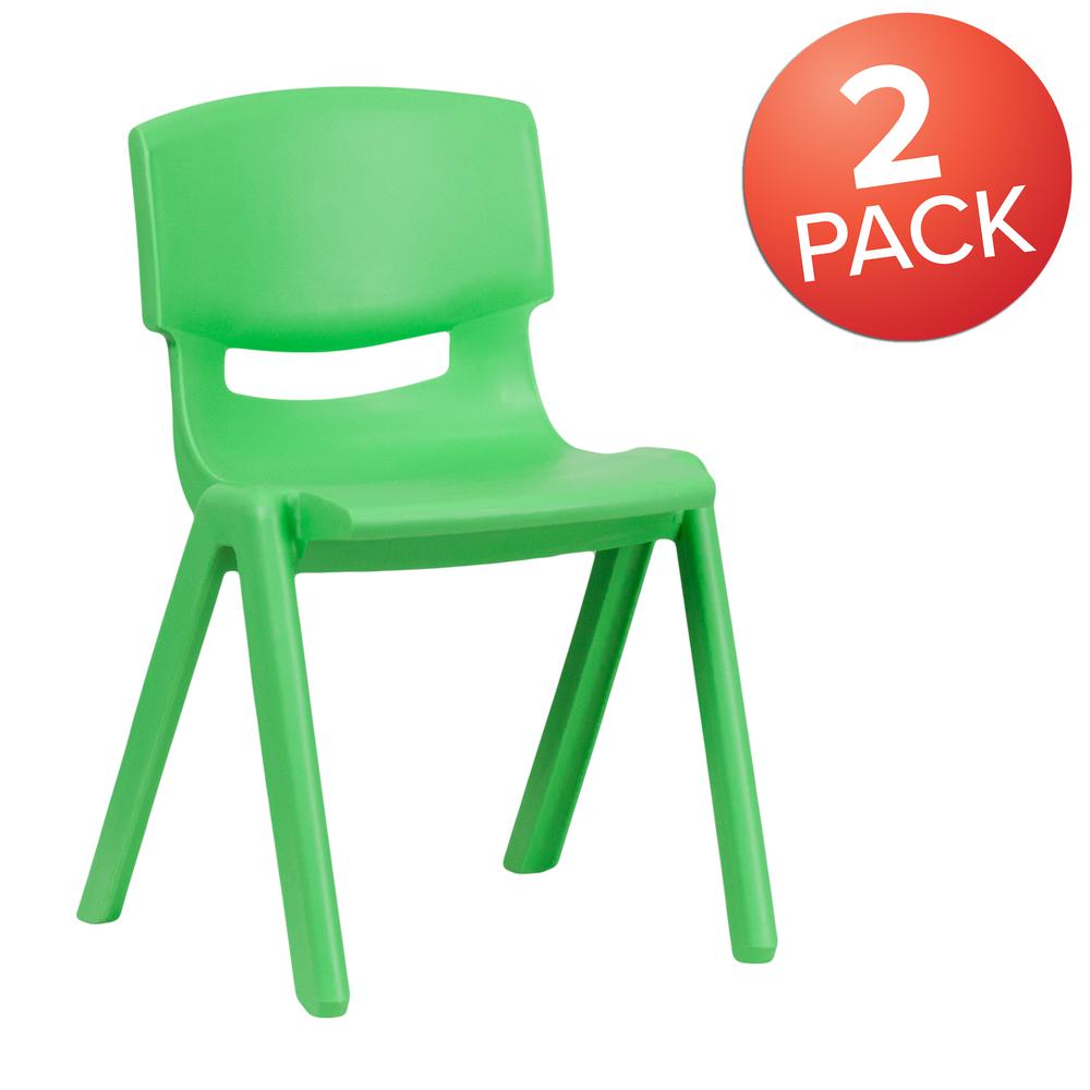 Set of 2 Plastic School Chairs. Picture 5