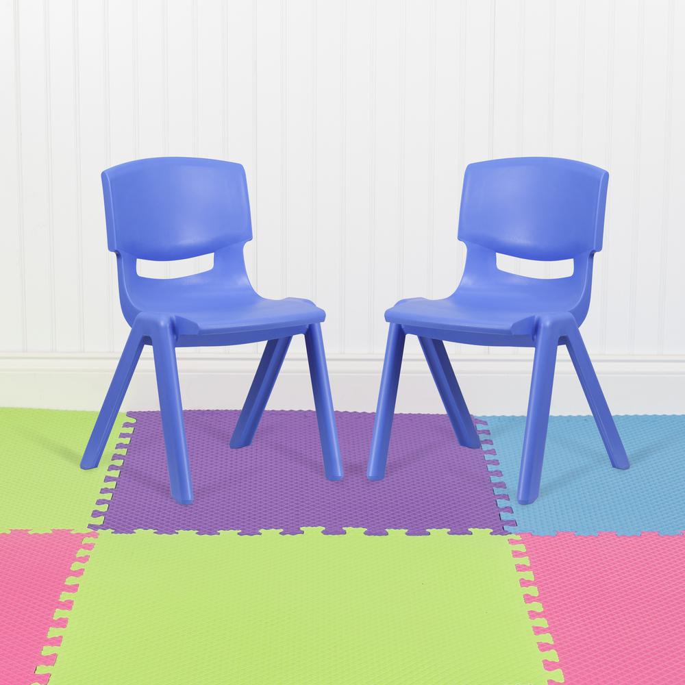 Set of 2 Stacking Plastic Chairs for Elementary Students. Picture 4