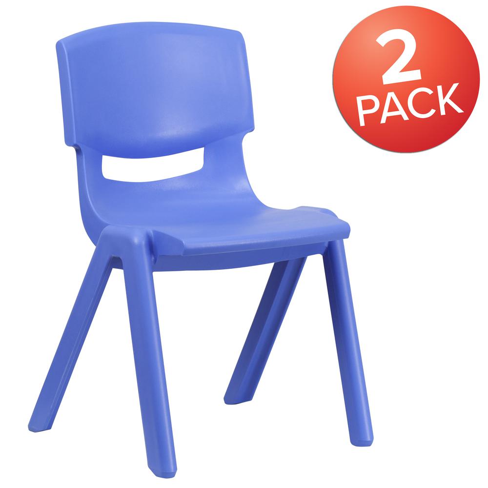 Set of 2 Stacking Plastic Chairs for Elementary Students. Picture 5