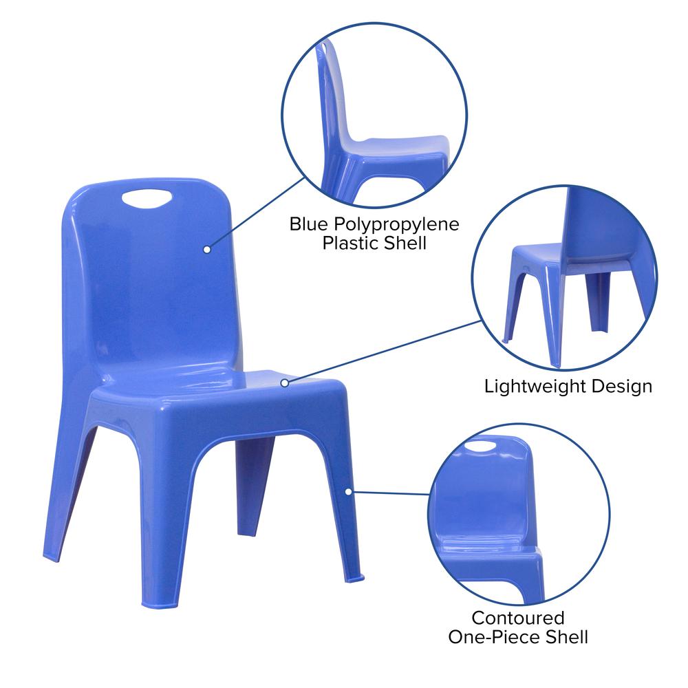 Set of 2 Stacking Preschool and Kindergarten Student Chairs. Picture 9