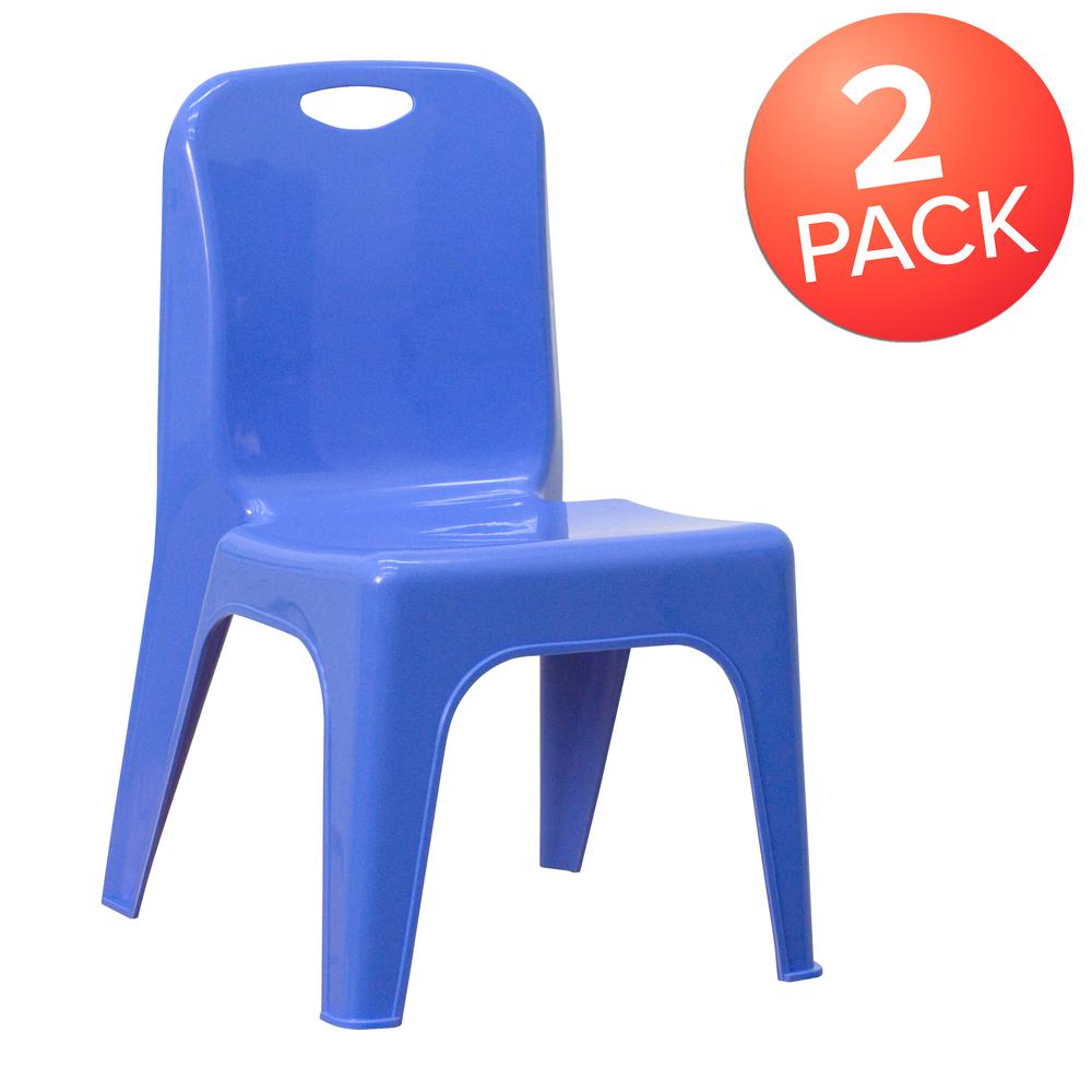 Set of 2 Stacking Preschool and Kindergarten Student Chairs. Picture 5