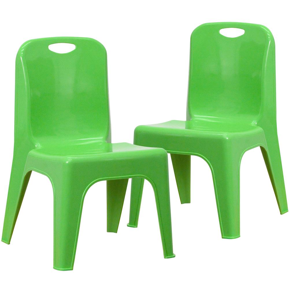 Set of 2 Stacking Preschool and Kindergarten Student Chairs. Picture 6