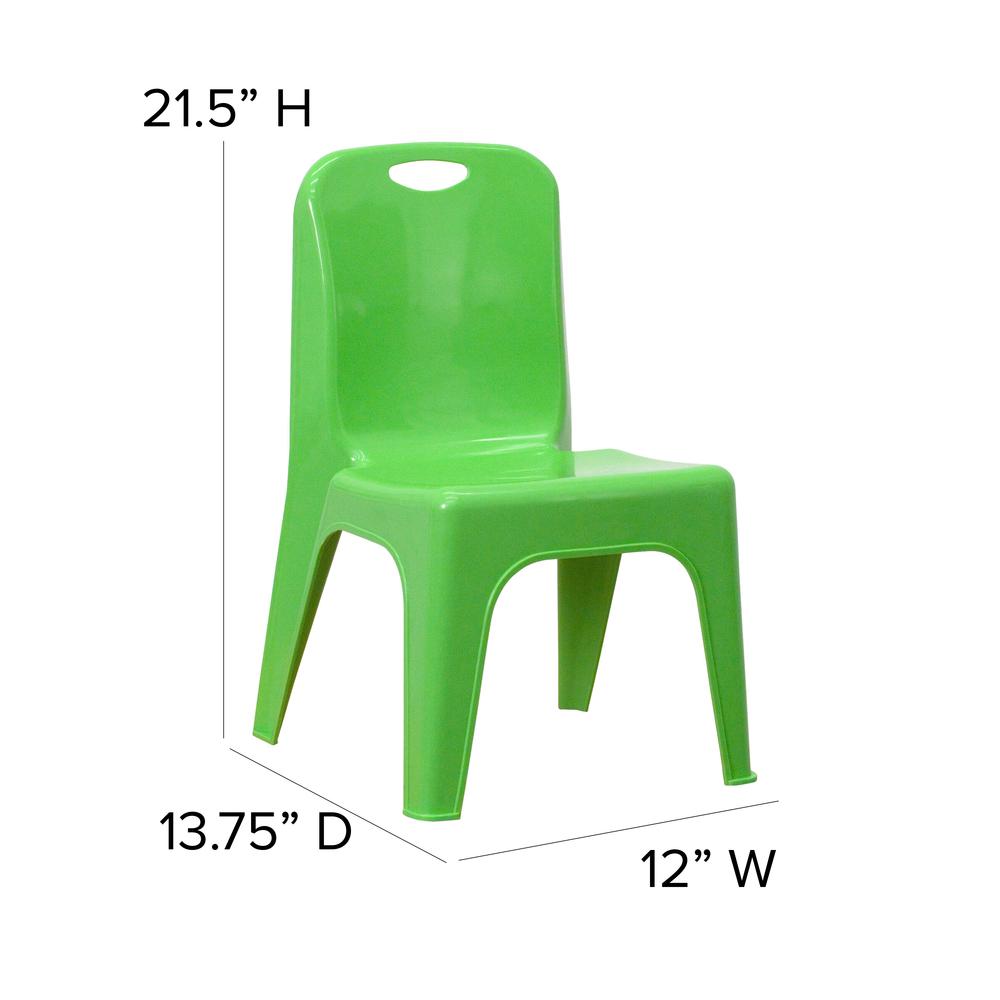 Set of 2 Stacking Preschool and Kindergarten Student Chairs. Picture 1