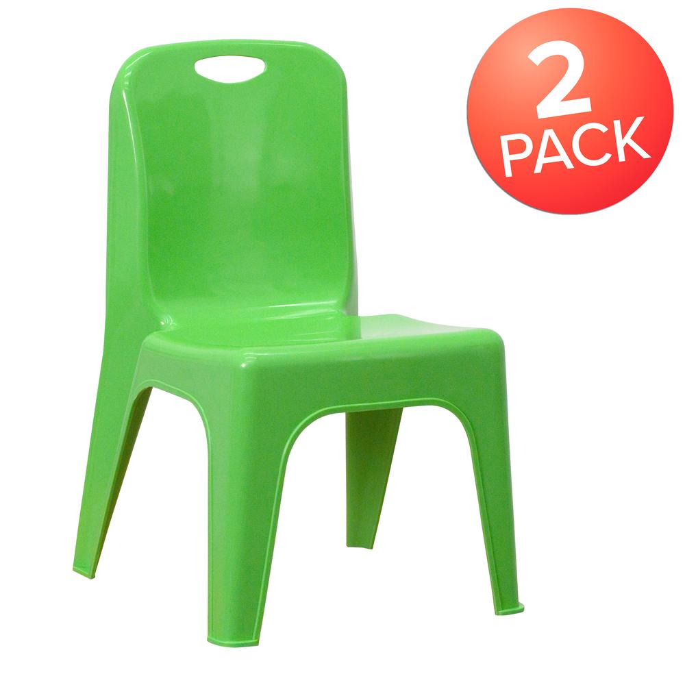 Set of 2 Stacking Preschool and Kindergarten Student Chairs. Picture 5