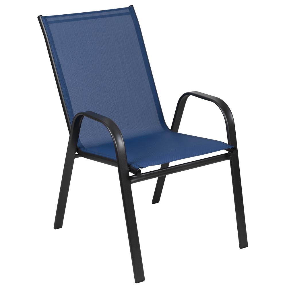 Set of 4 Sling Patio Chairs for Restaurant and Residential Outdoor Spaces. Picture 3