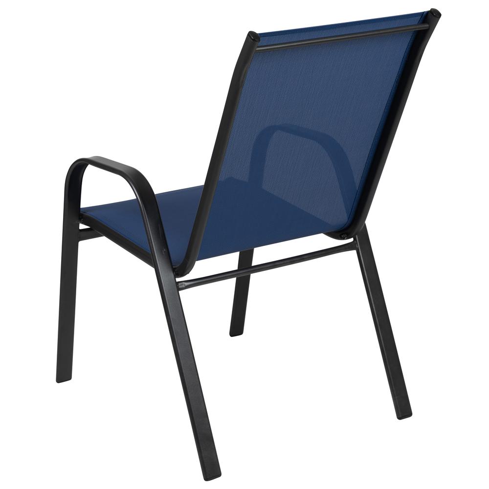 Set of 4 Sling Patio Chairs for Restaurant and Residential Outdoor Spaces. Picture 1