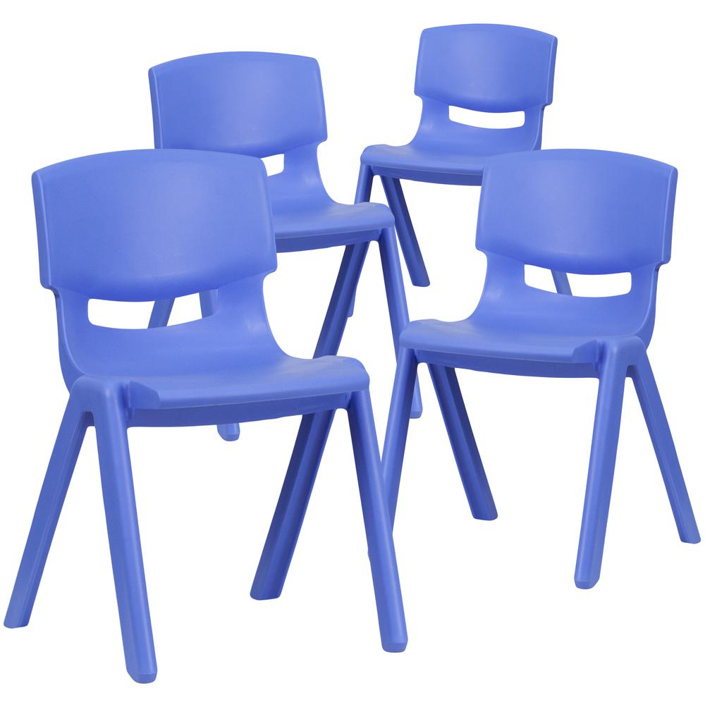 Set of 4 Plastic School Chairs. Picture 6