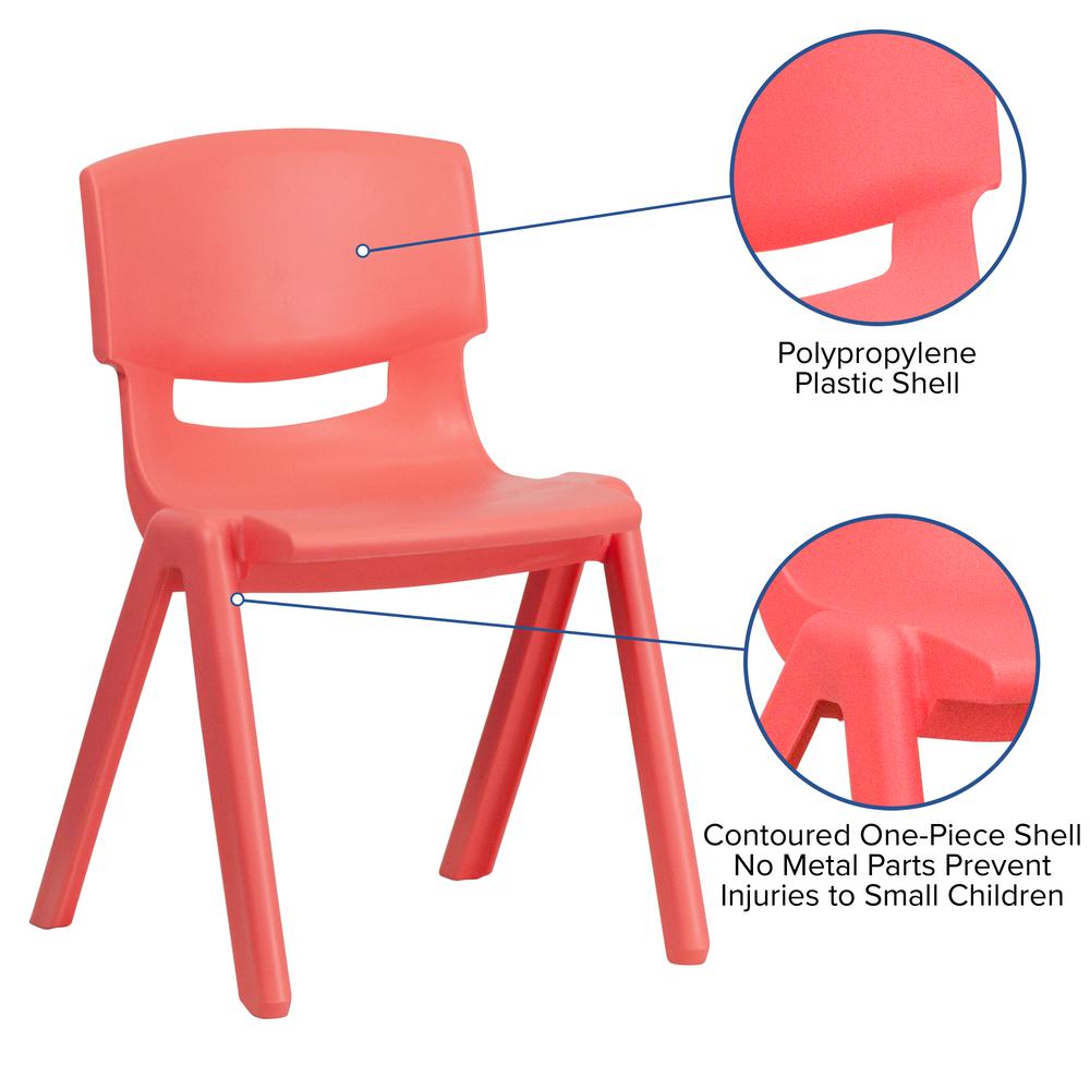 Set of 4 Plastic School Chairs. Picture 9