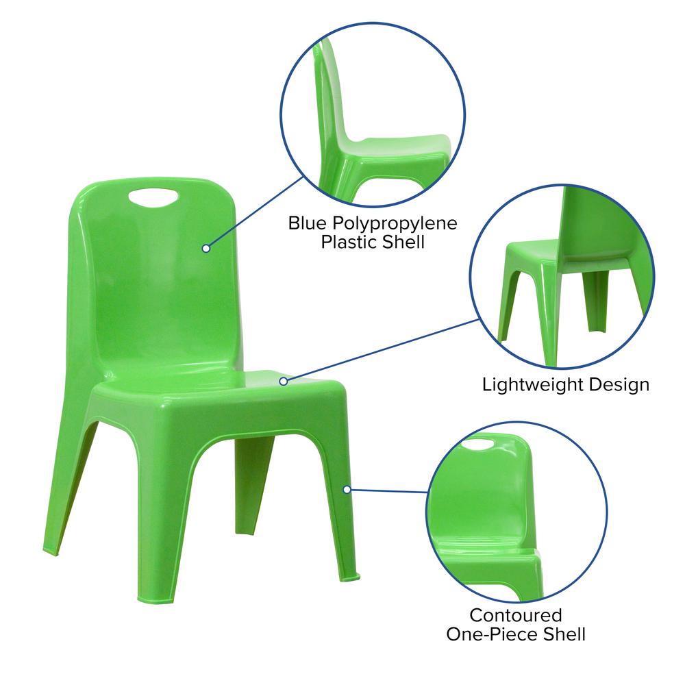 Set of 4 Plastic School Chairs. Picture 9