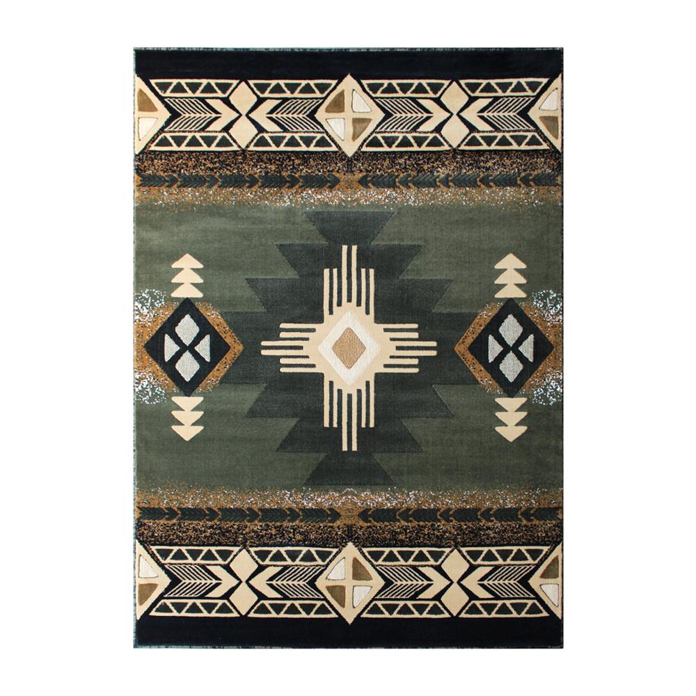 Southwestern Style 2' x 7' Area Rug for Indoor Use. Picture 1