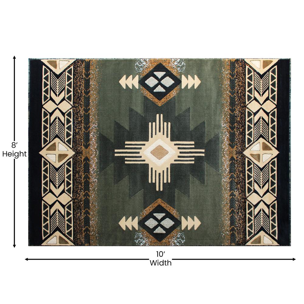 Southwestern Style 2' x 7' Area Rug for Indoor Use. Picture 5