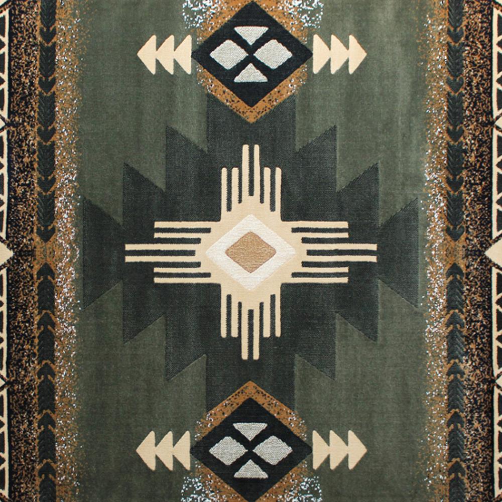 Southwestern Style 2' x 7' Area Rug for Indoor Use. Picture 2