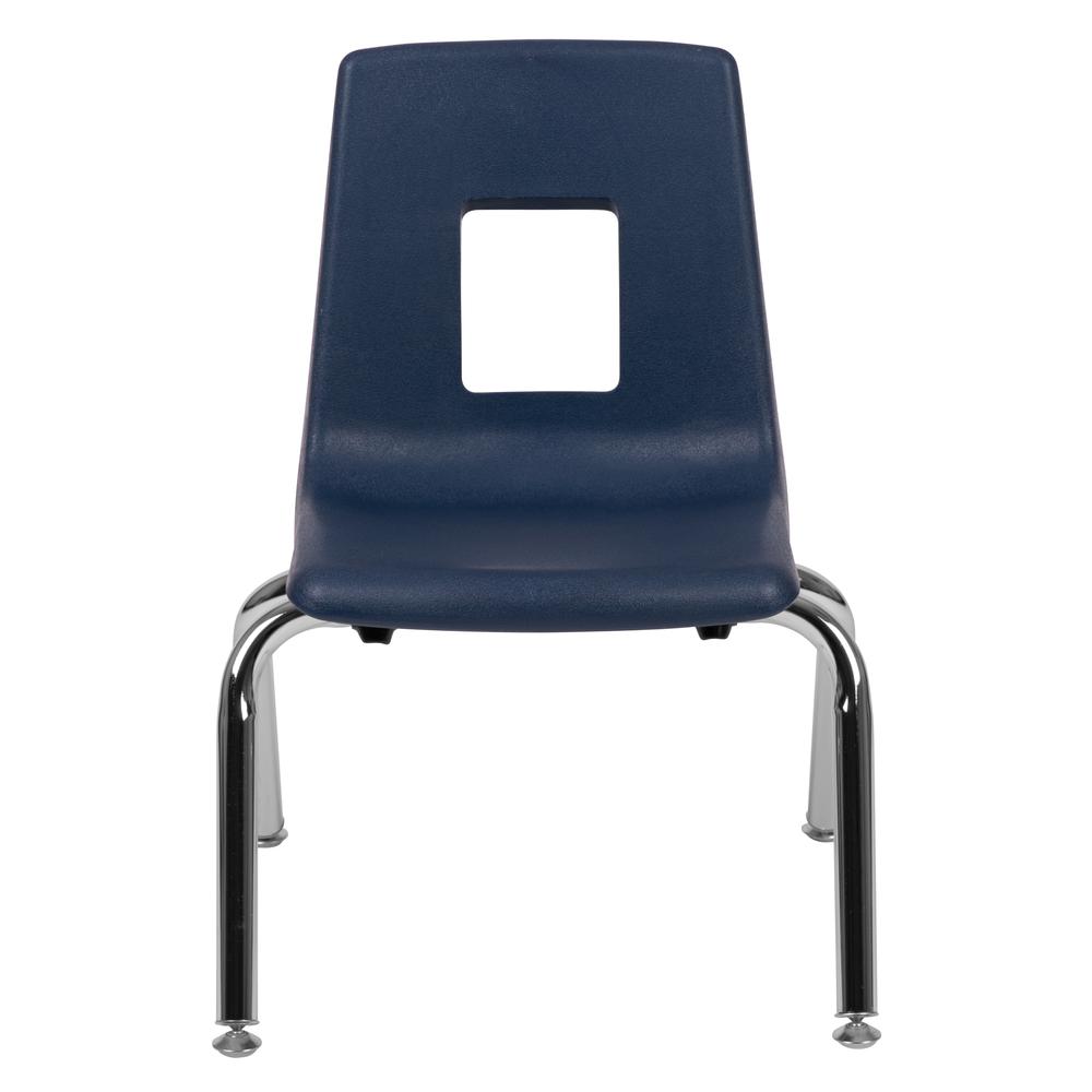 Navy Student Stack School Chair - 12-inch. Picture 5