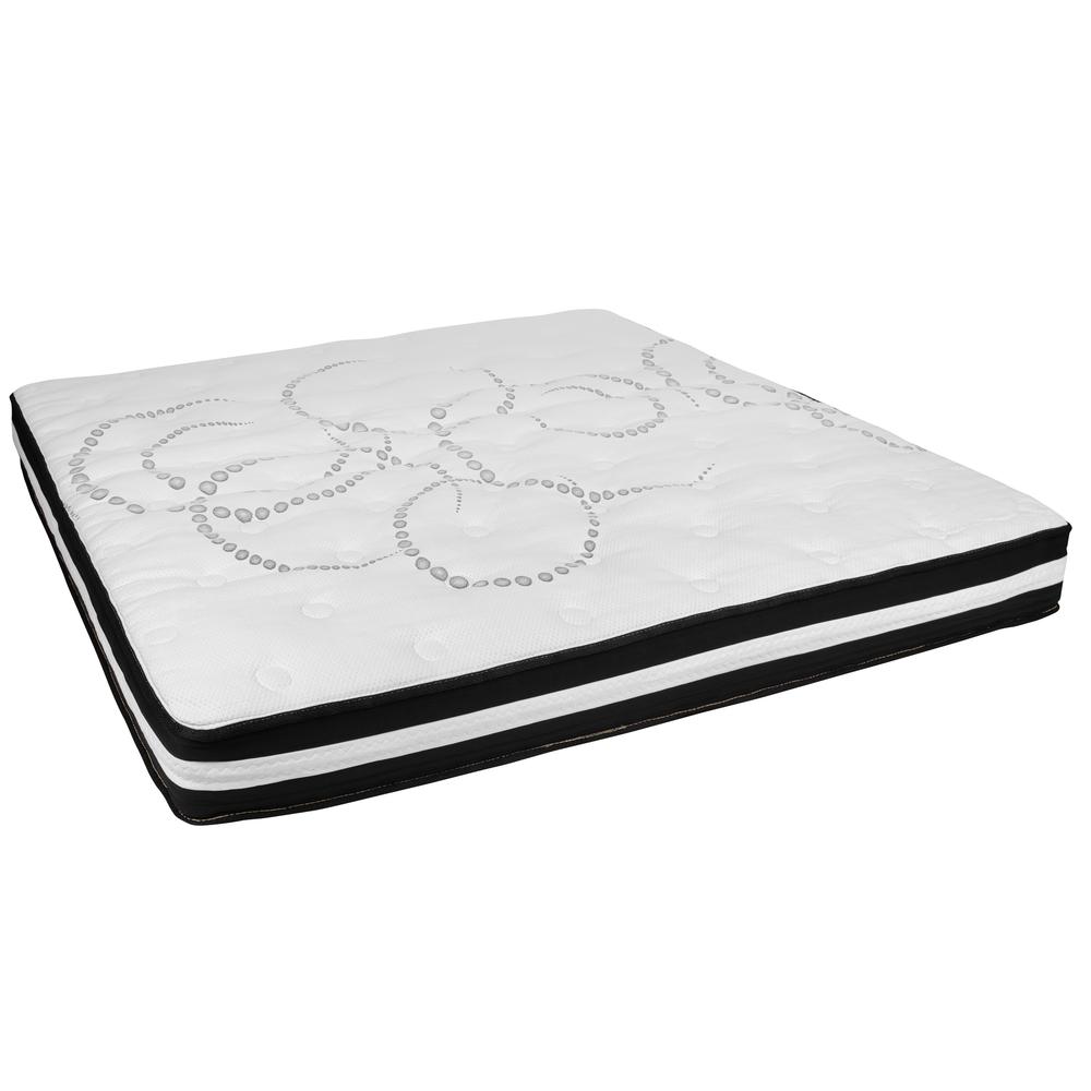Capri Comfortable Sleep 10 Inch CertiPUR-US Certified Foam and Pocket Spring Mattress, King Mattress in a Box. Picture 1