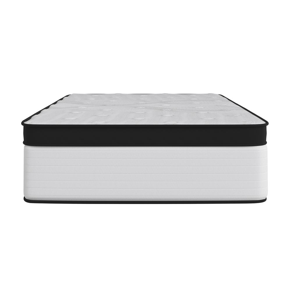 Firm 12 Inch Hybrid Pocket Spring Mattress, Twin Mattress in a Box. Picture 3