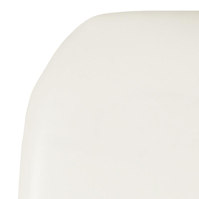 Hard White Vinyl Chiavari Chair Cushion. Picture 4