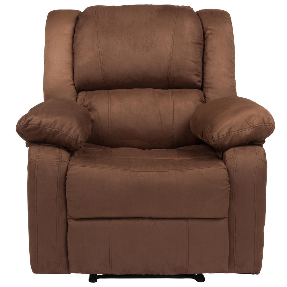 Harmony Series Chocolate Brown Microfiber Recliner. Picture 5