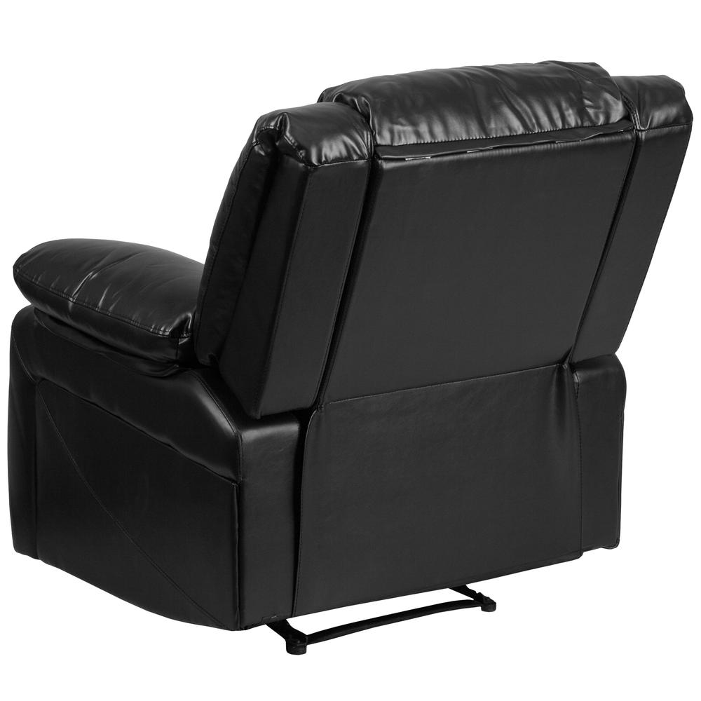 Black LeatherSoft Recliner. Picture 5