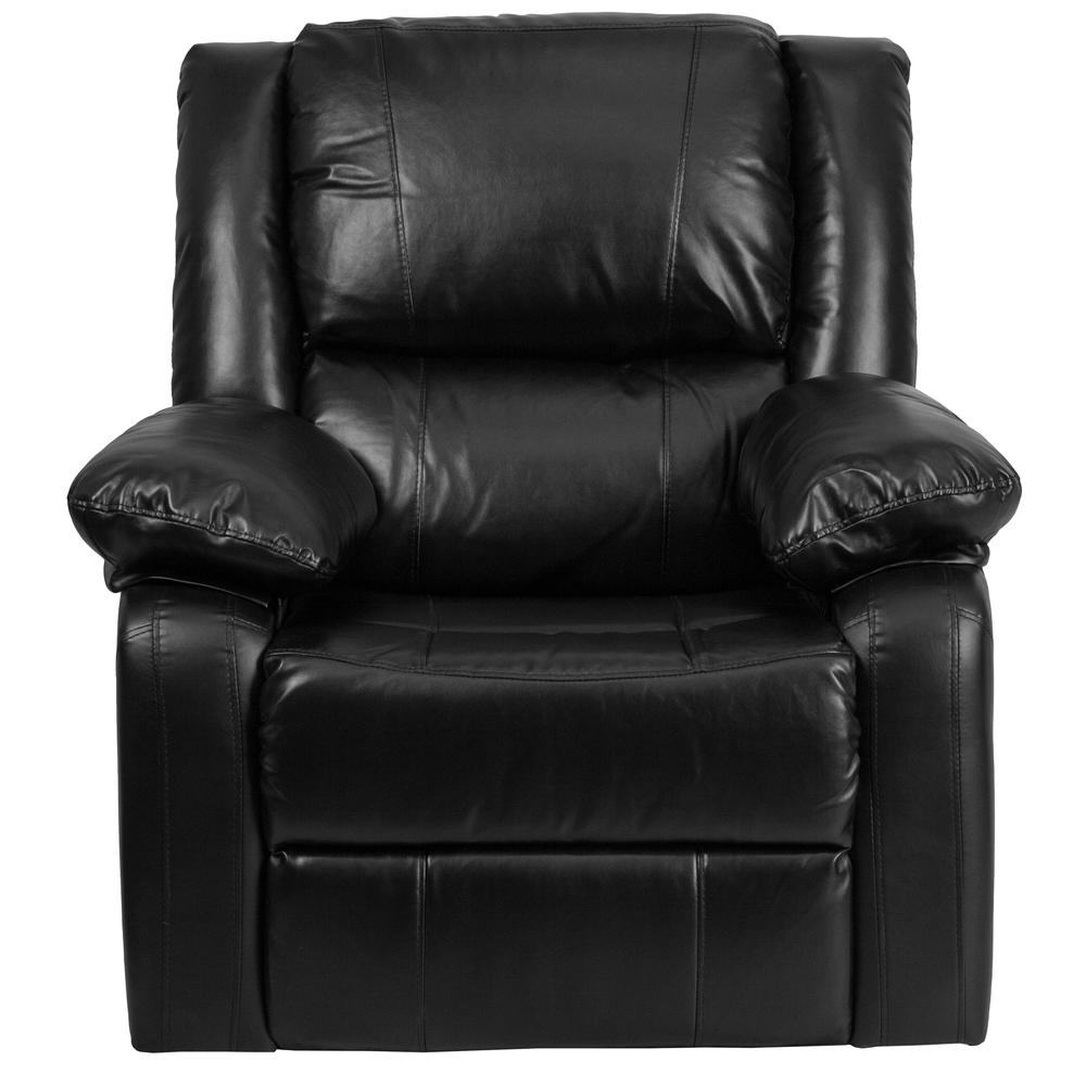 Black LeatherSoft Recliner. Picture 6