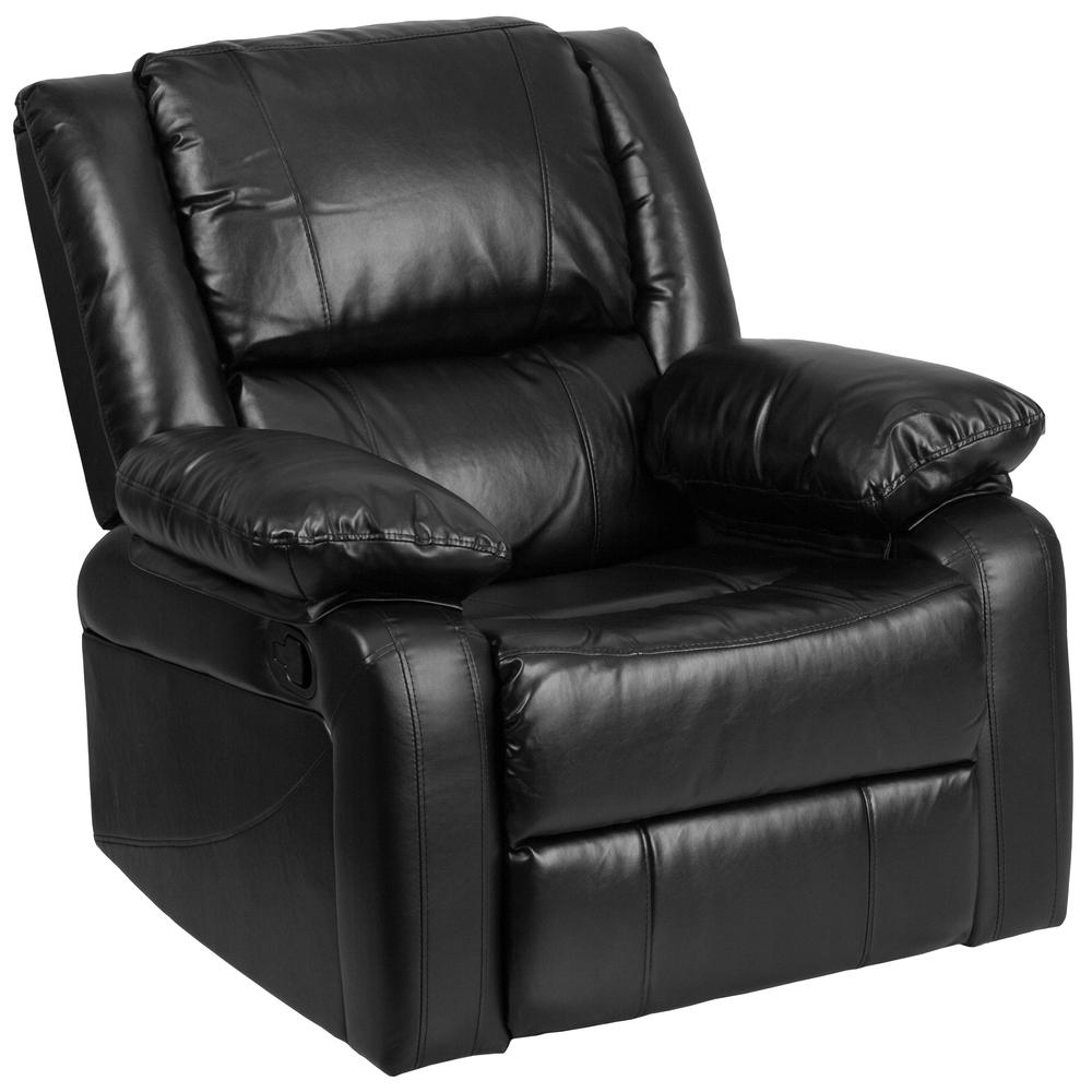 Black LeatherSoft Recliner. Picture 7