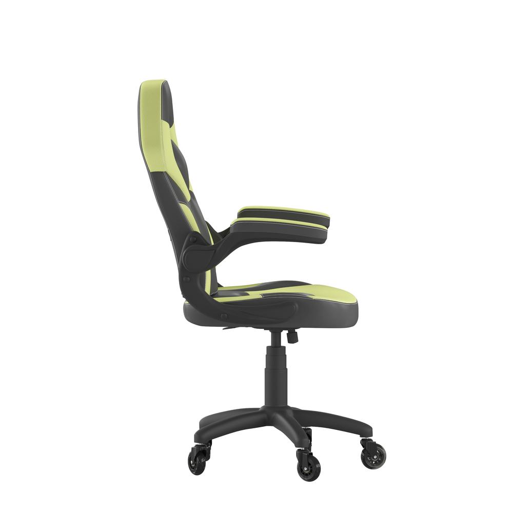 X10 Gaming Chair Racing Computer Chair, Neon Green/Black LeatherSoft. Picture 8