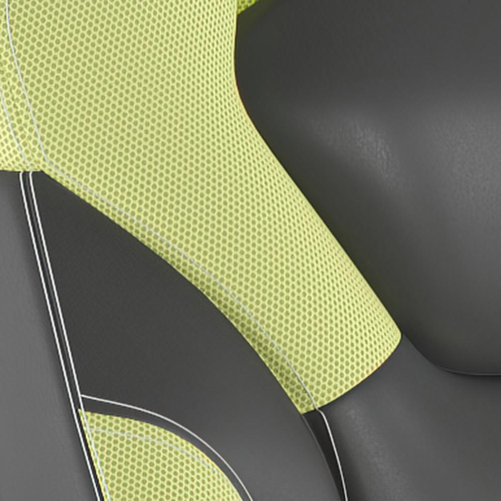 X10 Gaming Chair Racing Computer Chair, Neon Green/Black LeatherSoft. Picture 9