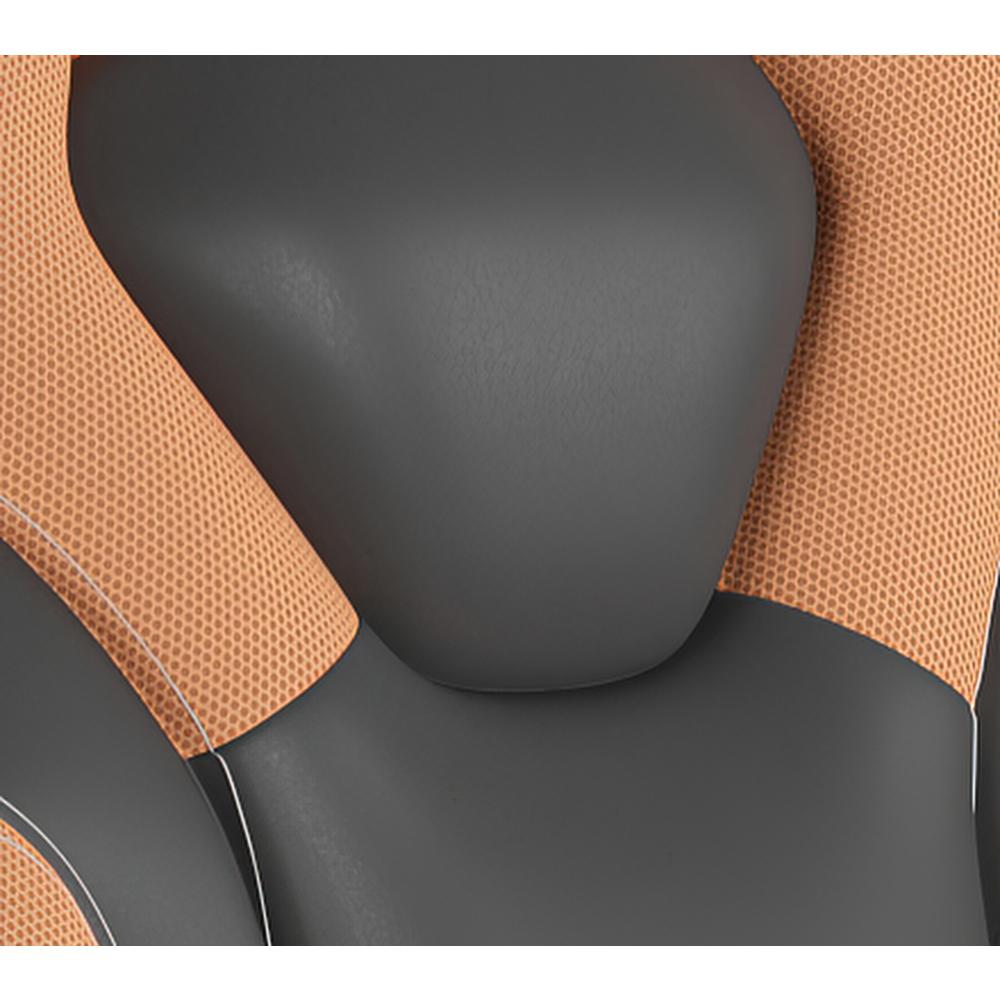 X10 Gaming Chair Racing Office Computer Chair, Orange/Black LeatherSoft. Picture 9