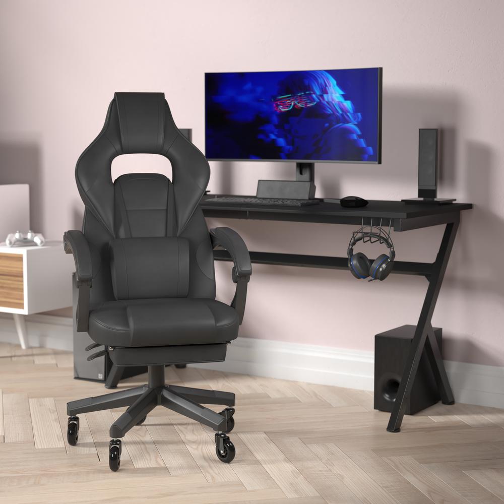 X40 Gaming Chair Racing Computer Chair - Black. Picture 1