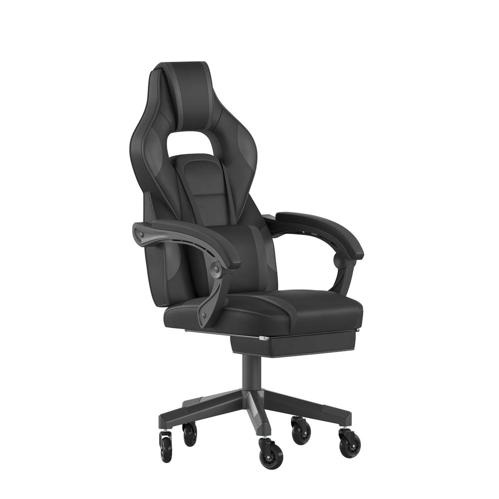 X40 Gaming Chair Racing Computer Chair - Black/Gray. Picture 2