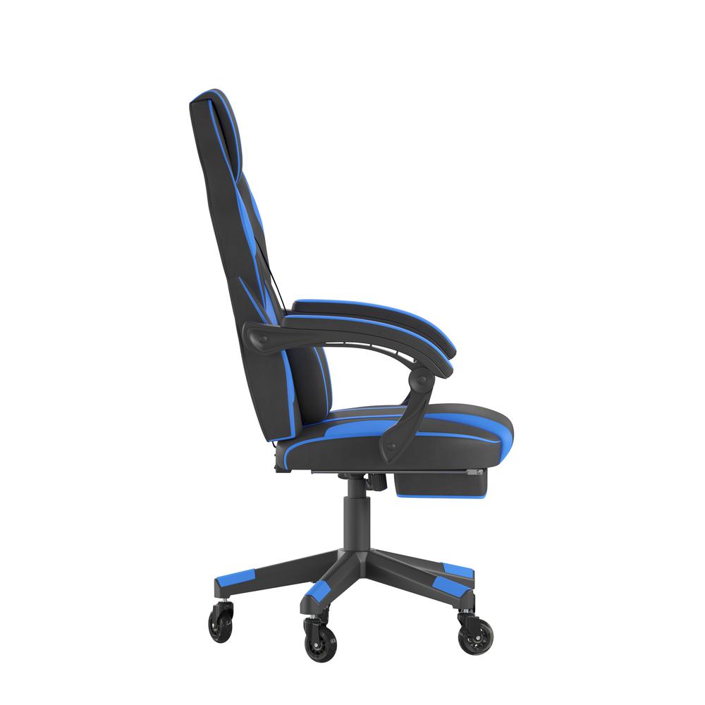 X40 Gaming Chair Racing Computer Chair - Black/Blue. Picture 8