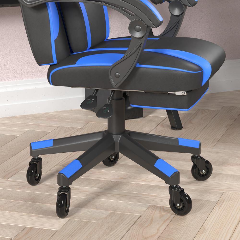 X40 Gaming Chair Racing Computer Chair - Black/Blue. Picture 7