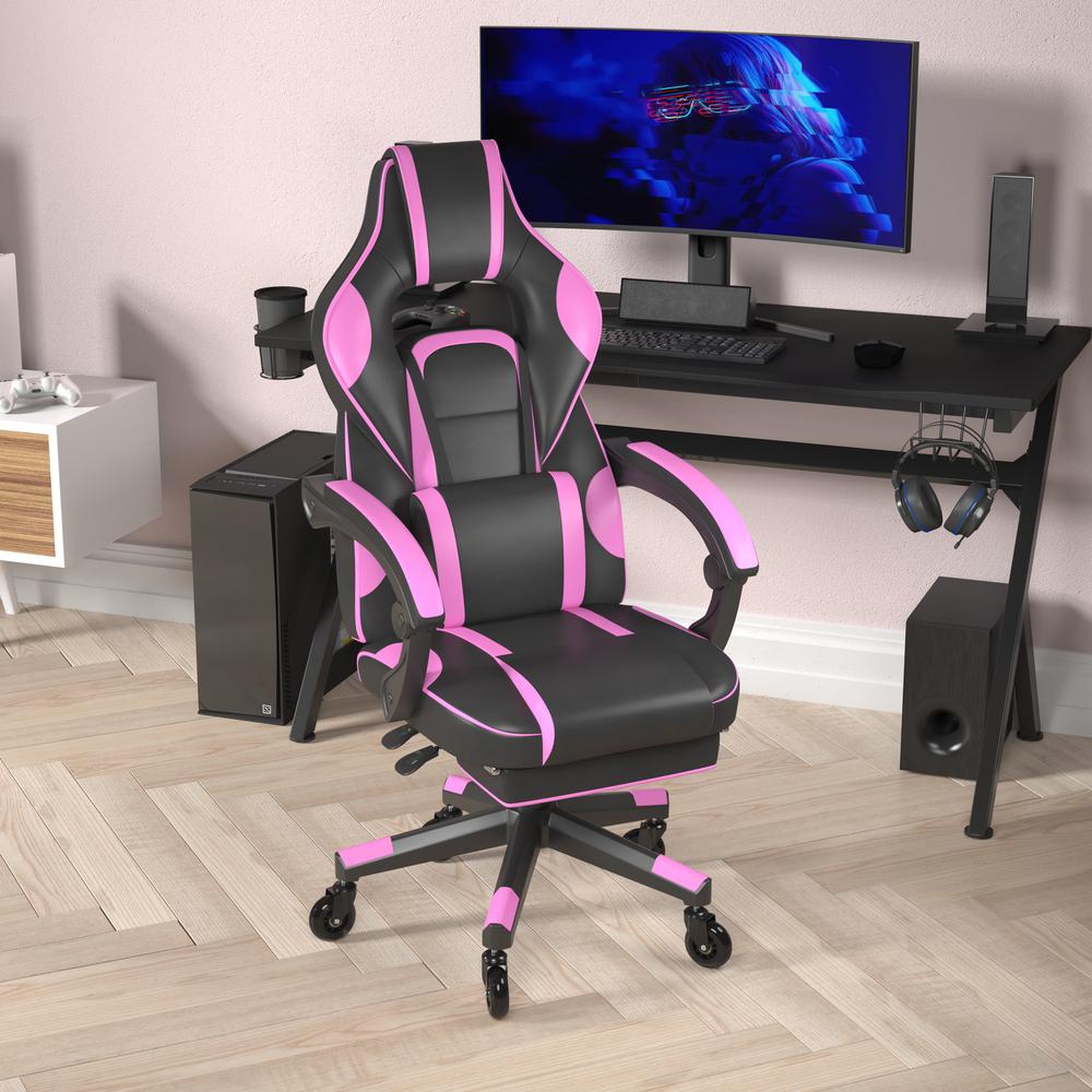 X40 Gaming Chair Racing Computer Chair - Black/Purple. Picture 6