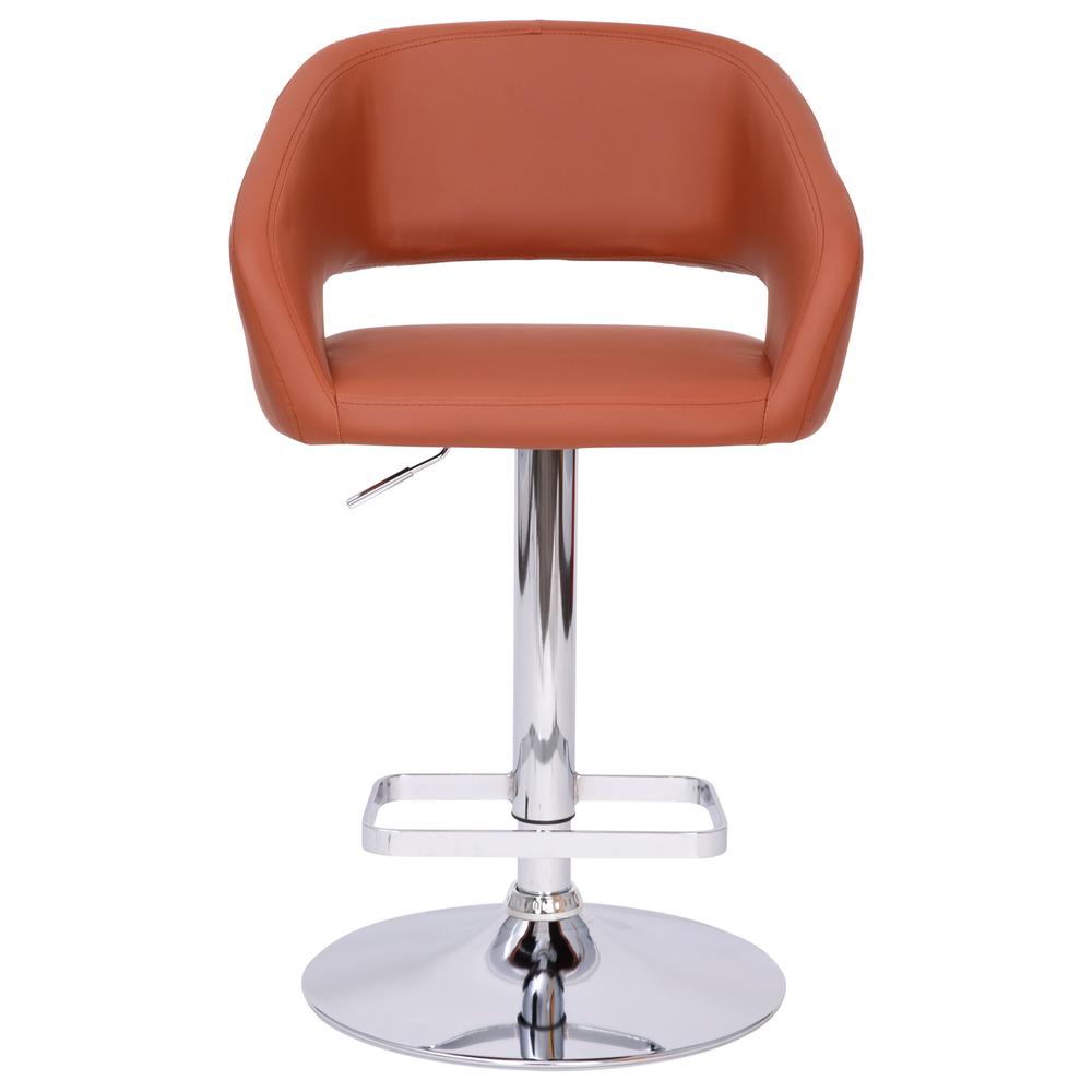 Contemporary Adjustable Swivel Bar Stool. Picture 1