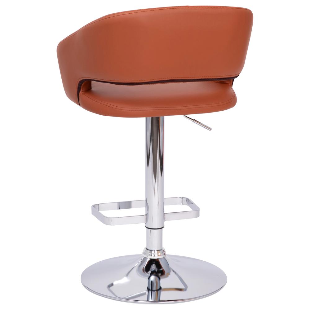 Contemporary Adjustable Swivel Bar Stool. Picture 2