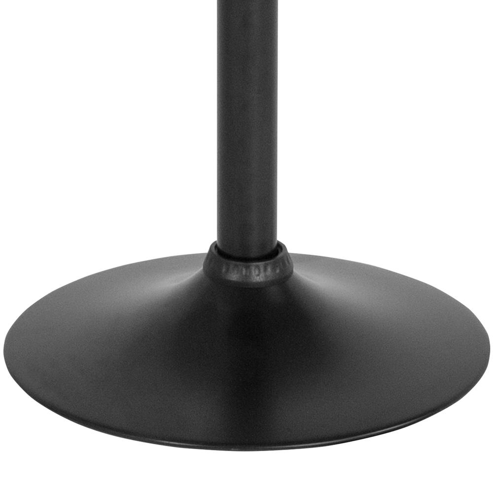 Adjustable Height Retro Barstool in Black Finish. Picture 6