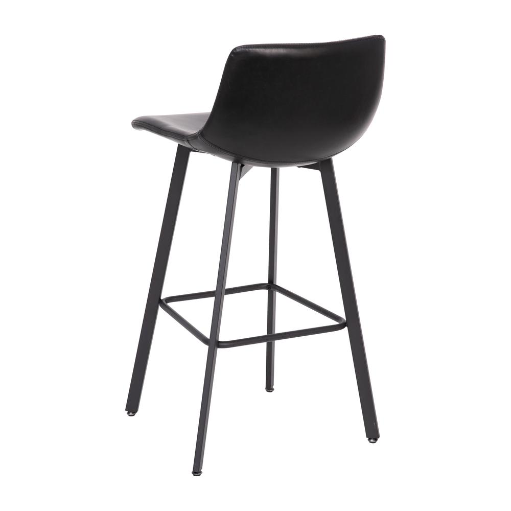 Caleb Modern Armless 30 Inch Bar Height Commercial Grade Barstools. Picture 9