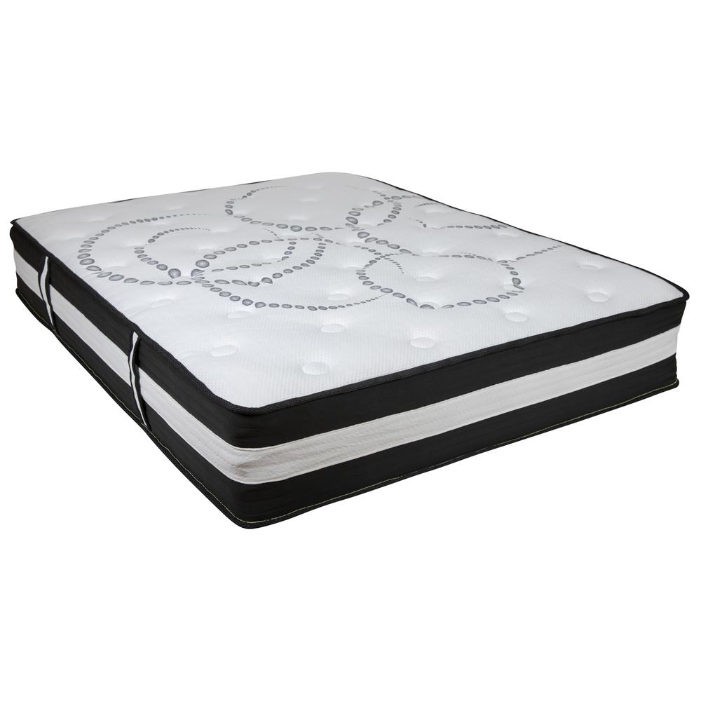 12 Inch CertiPUR-US Certified Hybrid Pocket Spring Mattress, Full Mattress in a Box. Picture 1