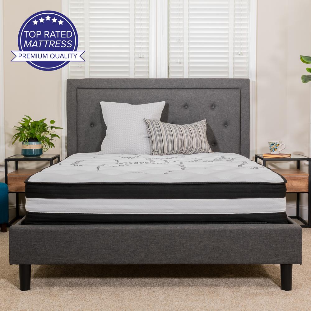 12 Inch CertiPUR-US Certified Hybrid Pocket Spring Mattress, Full Mattress in a Box. Picture 11