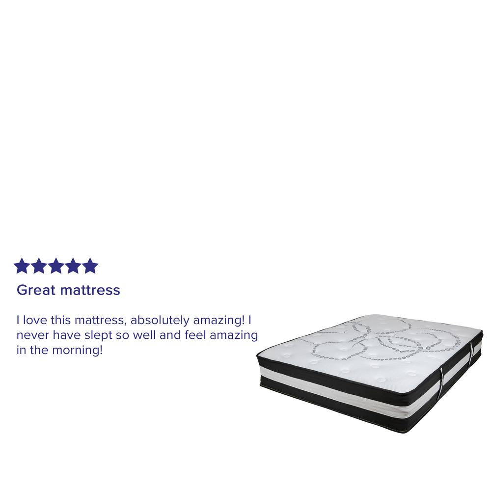 12 Inch CertiPUR-US Certified Hybrid Pocket Spring Mattress, Full Mattress in a Box. Picture 15