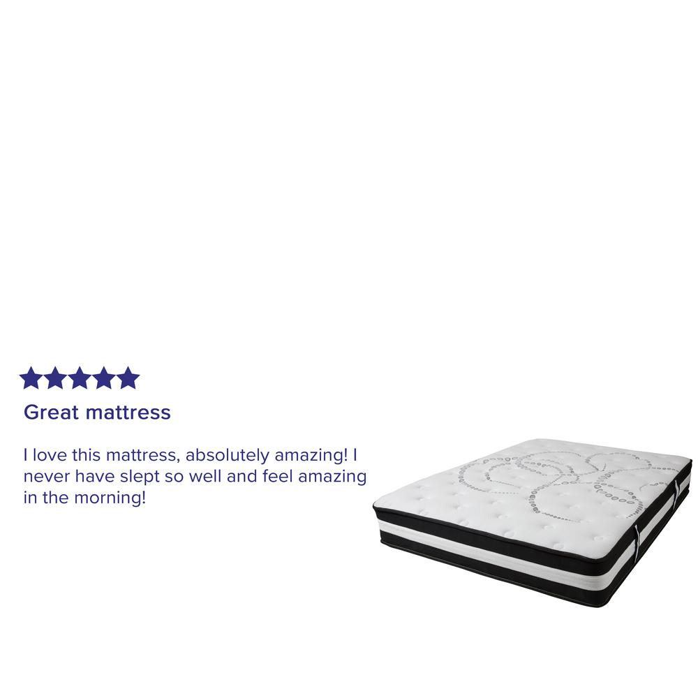 12 Inch CertiPUR-US Certified Hybrid Pocket Spring Mattress, King Mattress in a Box. Picture 15