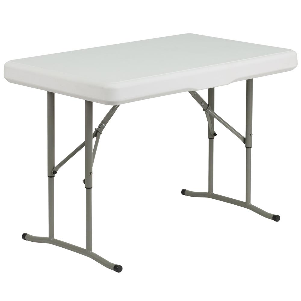 3 Piece Portable Plastic Folding Bench and Table Set. Picture 5