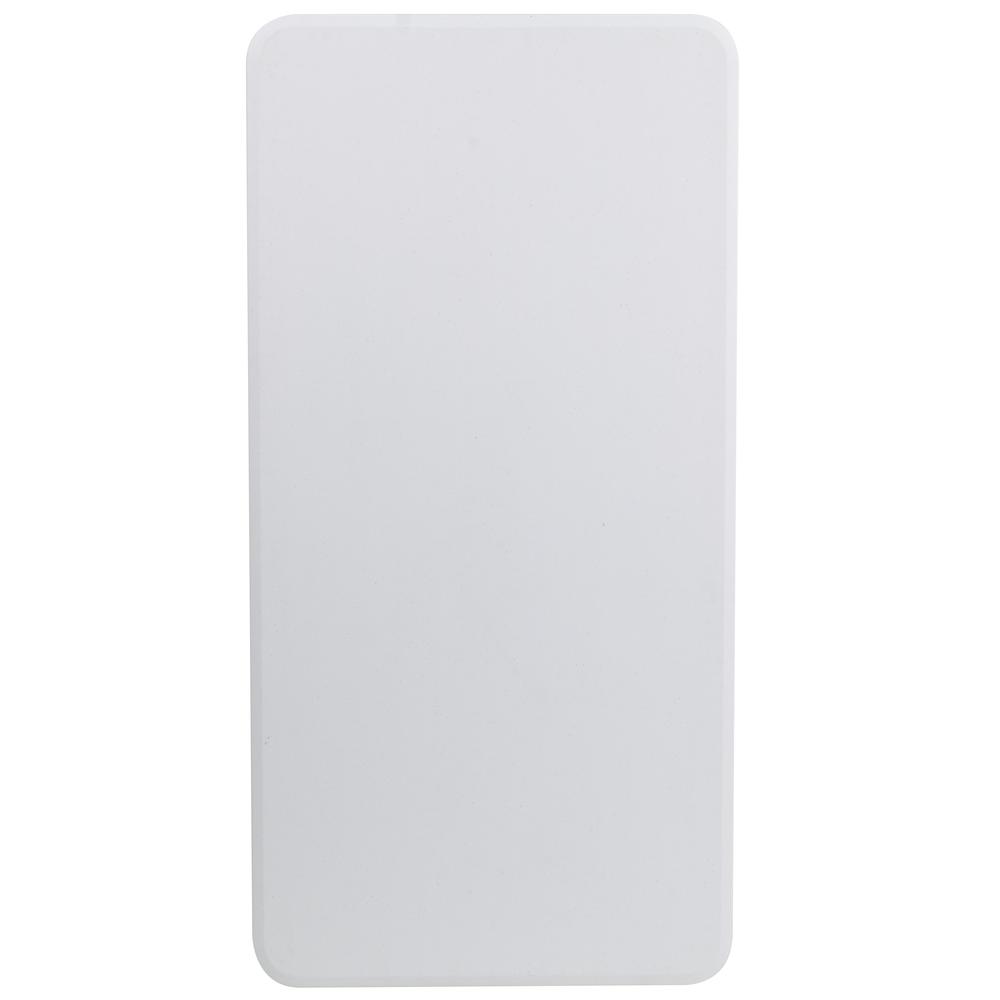 4Foot Granite White Plastic Folding Table. Picture 4