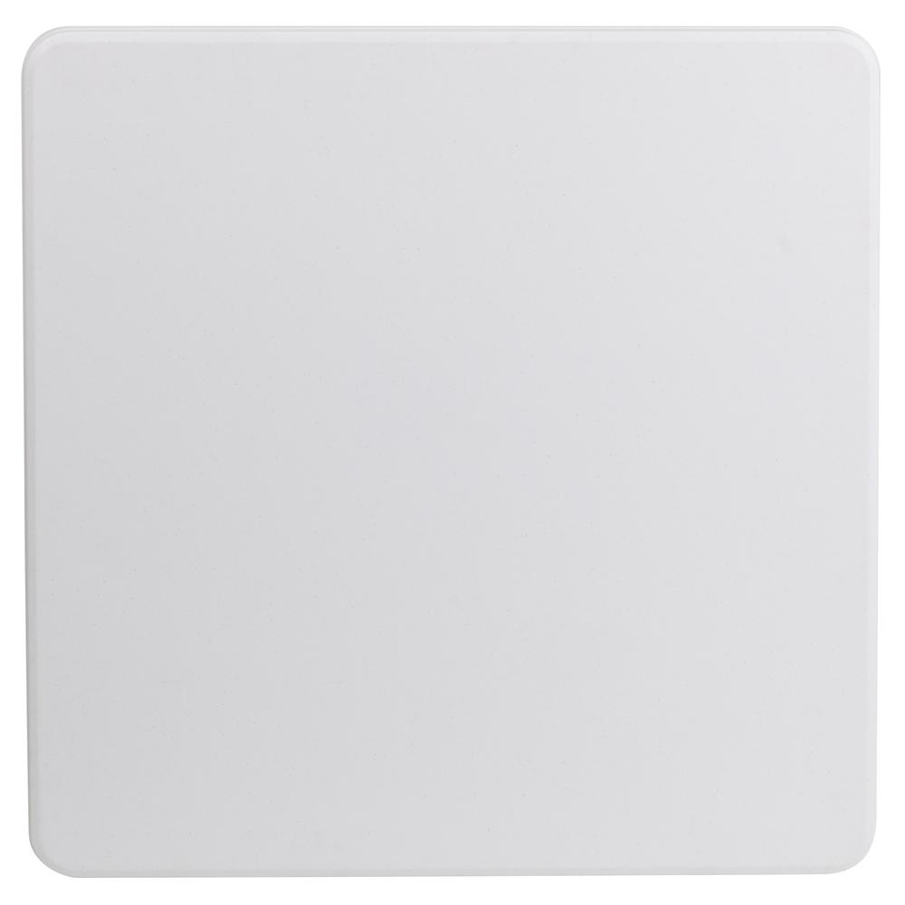 2.85-Foot Square Granite White Plastic Folding Table. Picture 3